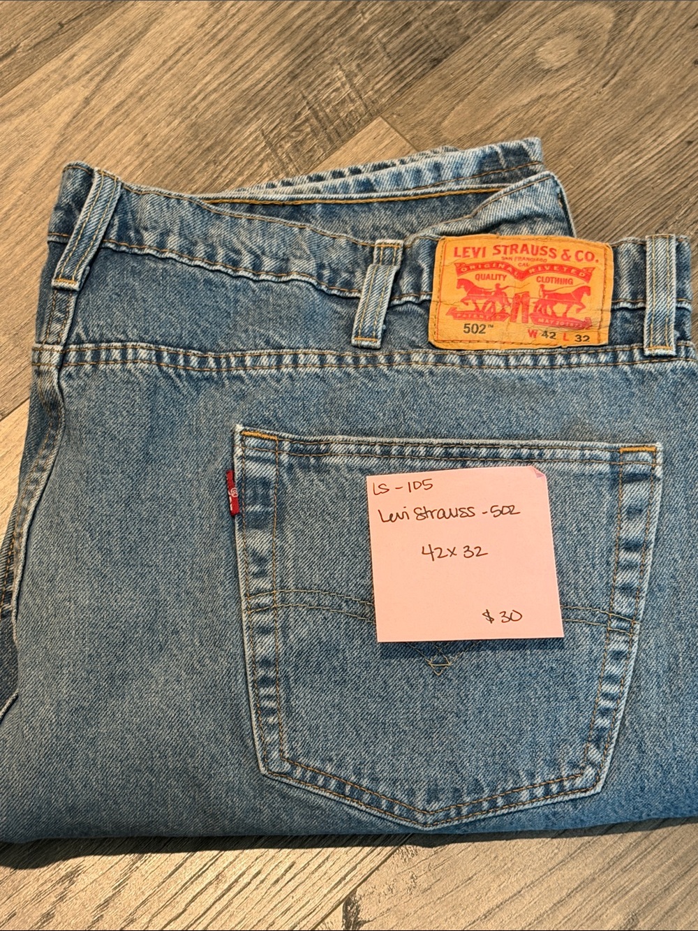 Levi's 502 Men's Light Blue Denim Bootcut Jeans